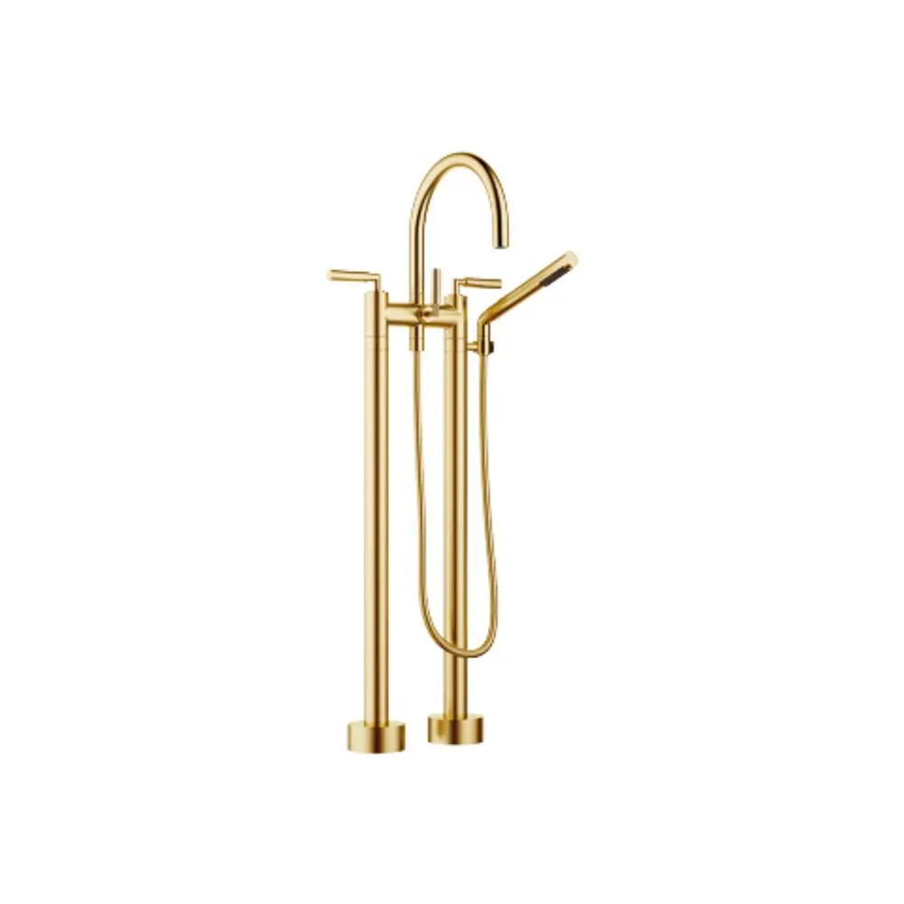 Dornbracht-TARA.-Wannen-Zweilochbatterie-Ausladung 220mm-Messing gebürstet (23kt), 25943882-28 Galeriebild 1